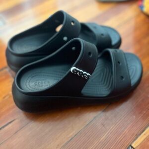 CROCS Black Slide Sandals